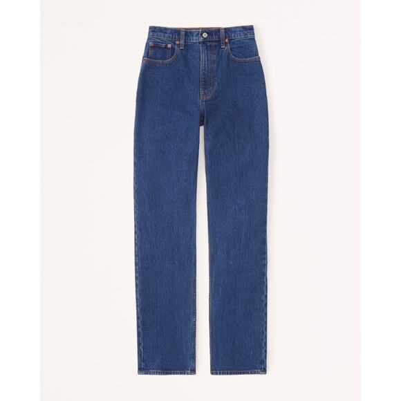 Abercrombie & Fitch Women's Skinny Jeans - Dark Blue - Picture 2 of 8